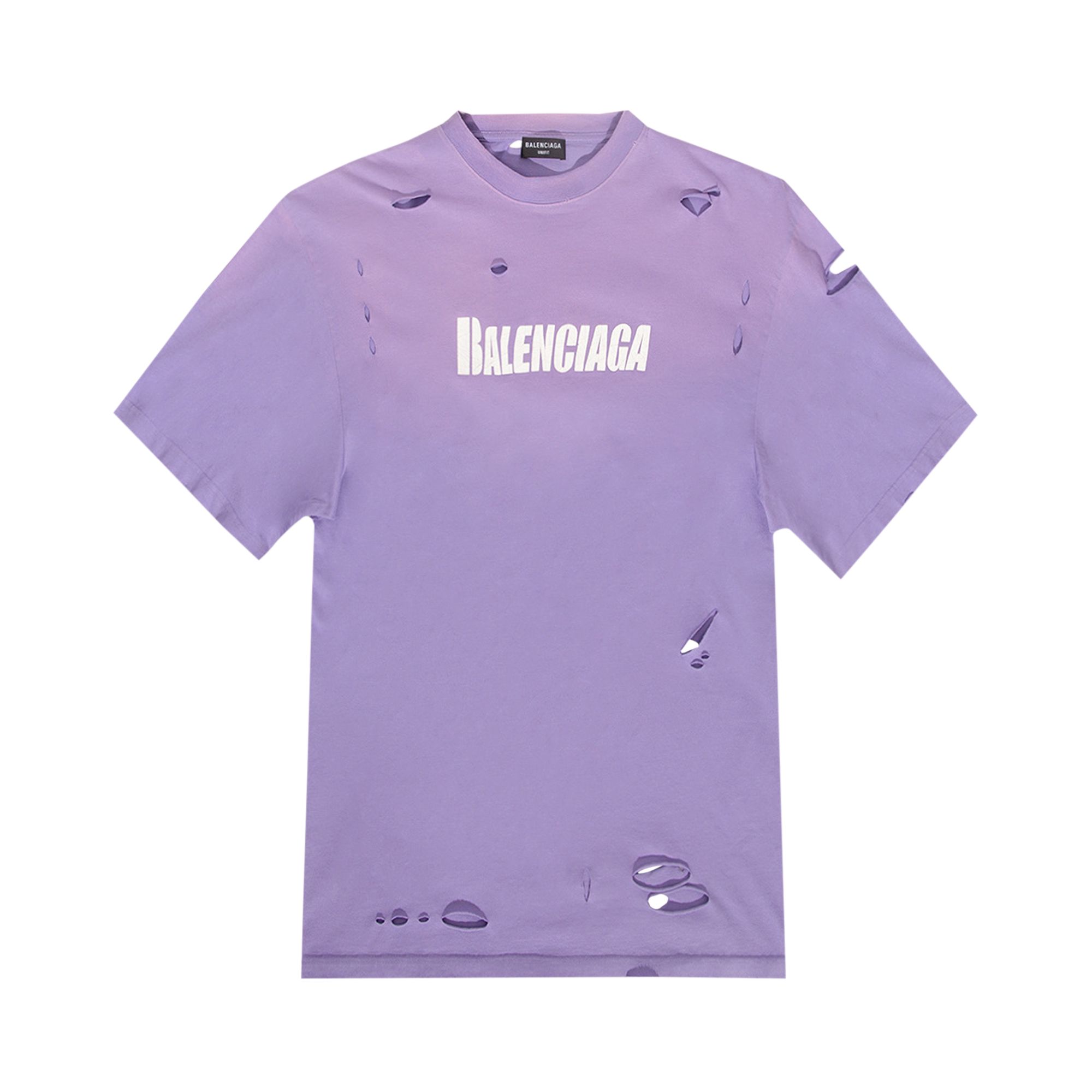 Balenciaga Boxy T-Shirt 'Purple/White' | Men's Size S