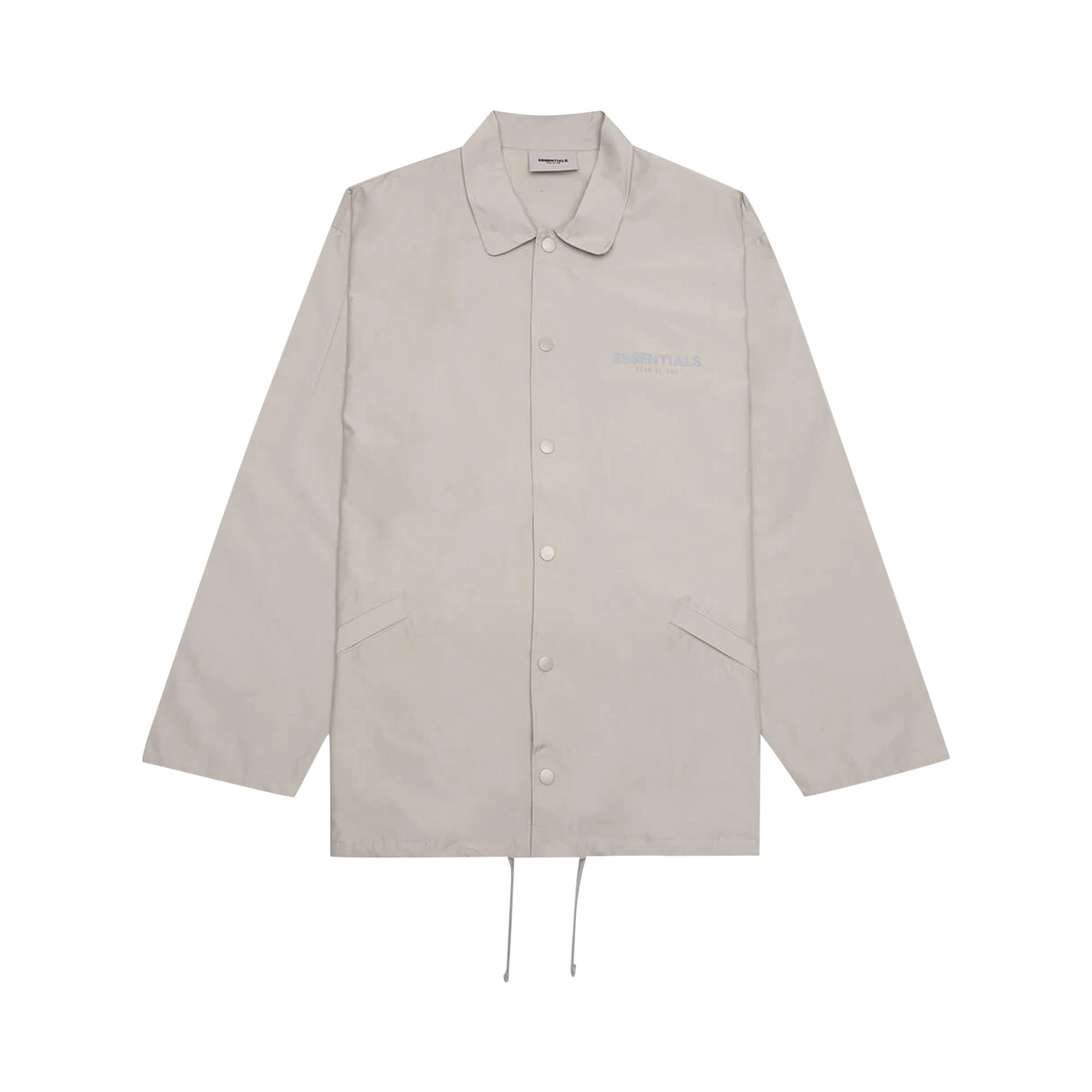 Pre-owned Essentials Fear Of God Coaches Jacket 'moss' In Green