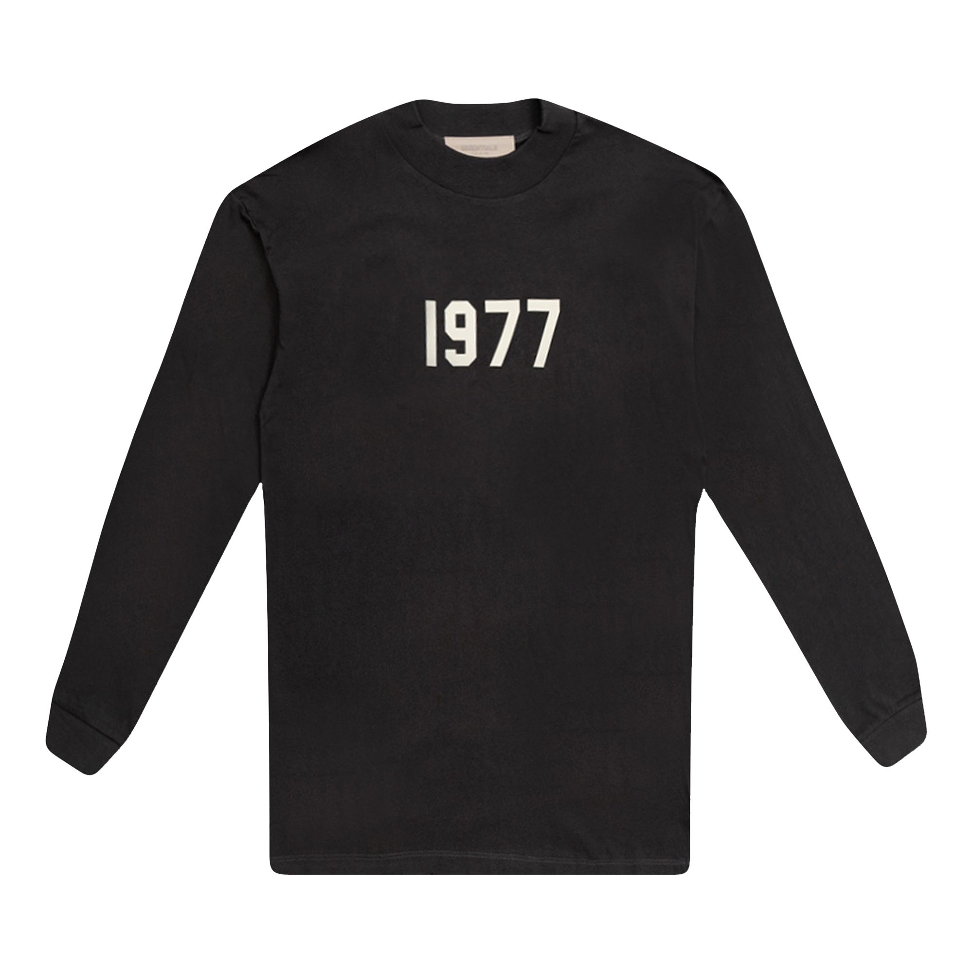 Fear of God Essentials Kids Long-Sleeve Tee 'Iron' | Black | Kid's Size 8
