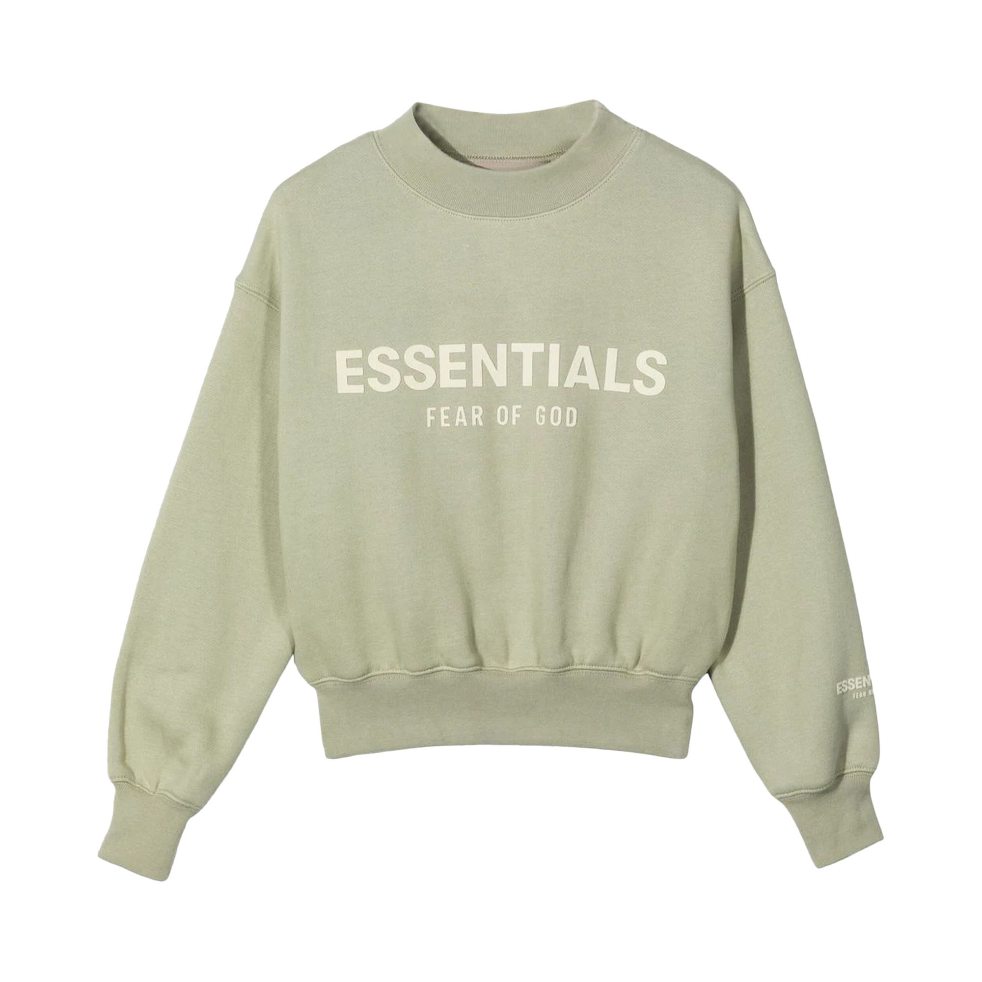 Fear of God Essentials Kids Crewneck 'Seafoam' | Green | Kid's Size 8