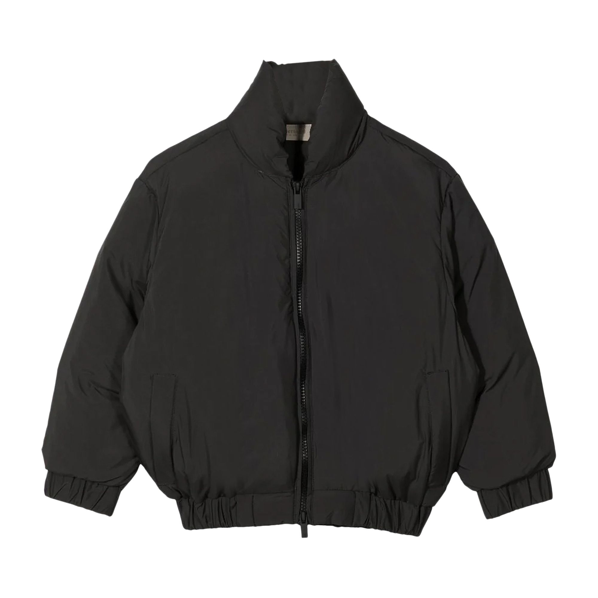 Fear of God Essentials Kids Puffer Jacket 'Iron' | Black | Kid's Size 14.5