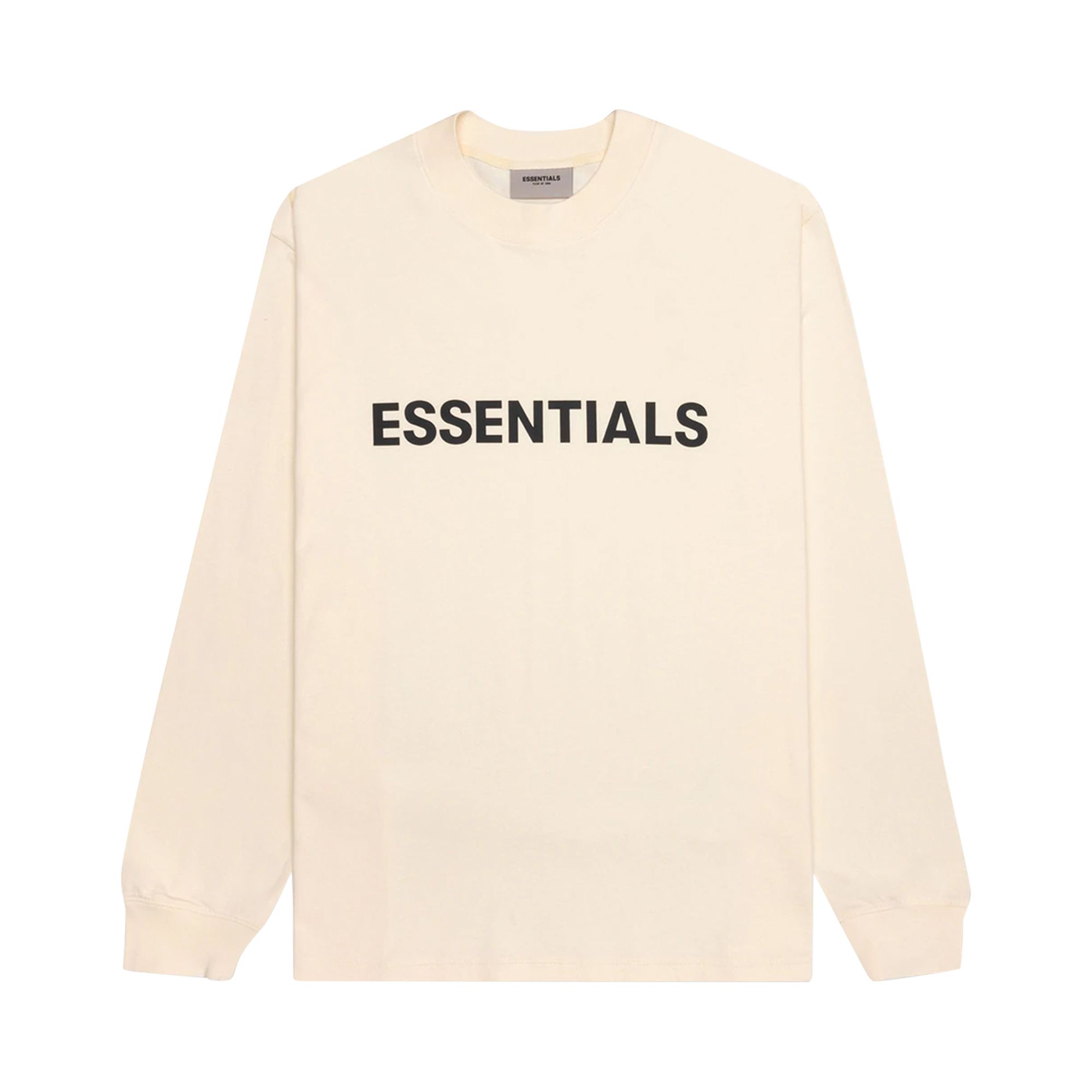 Fear of God Essentials Long-Sleeve Tee 'Buttercream' | Men's Size L