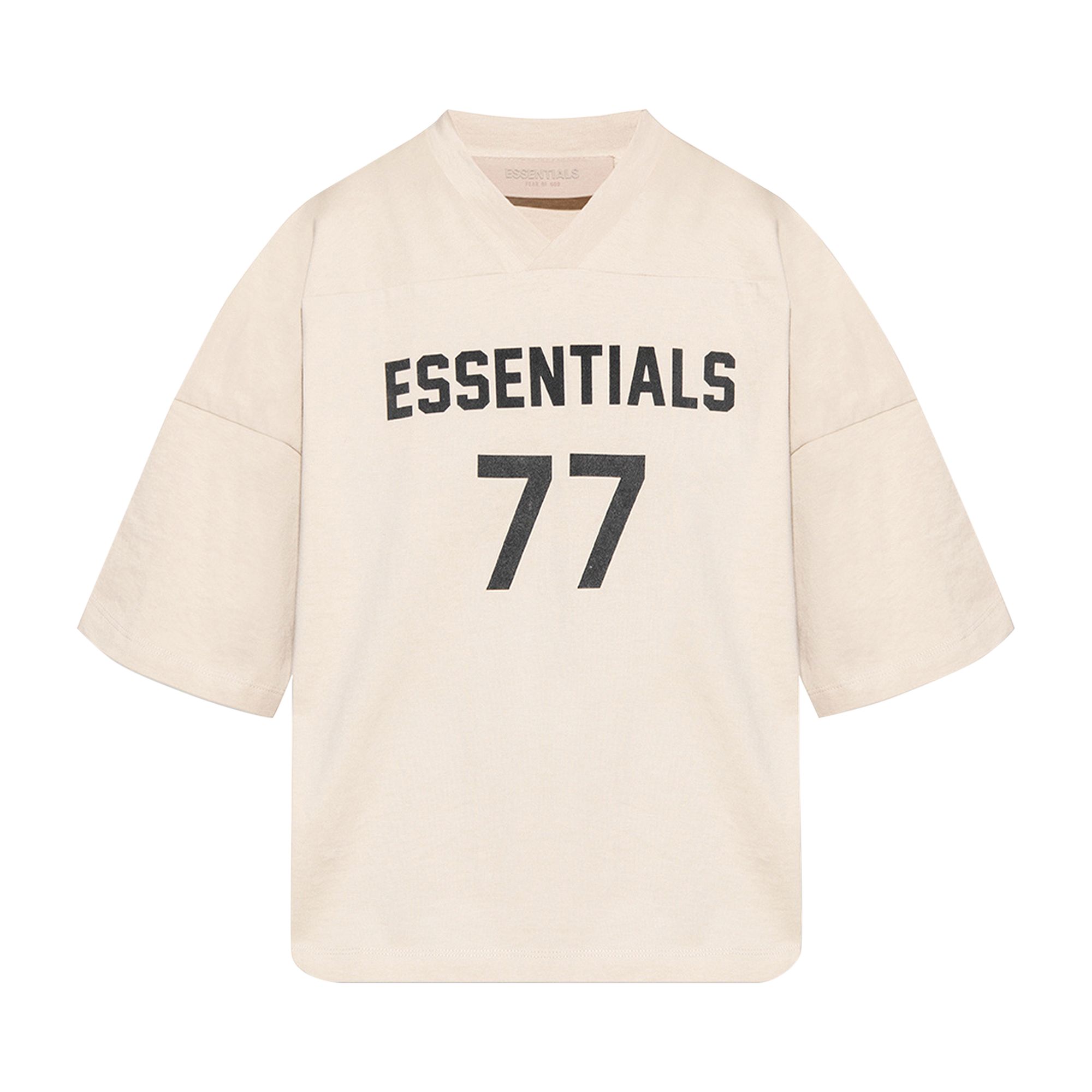 Fear of God Essentials Football Tee 'Wheat' | Cream | Women's Size M