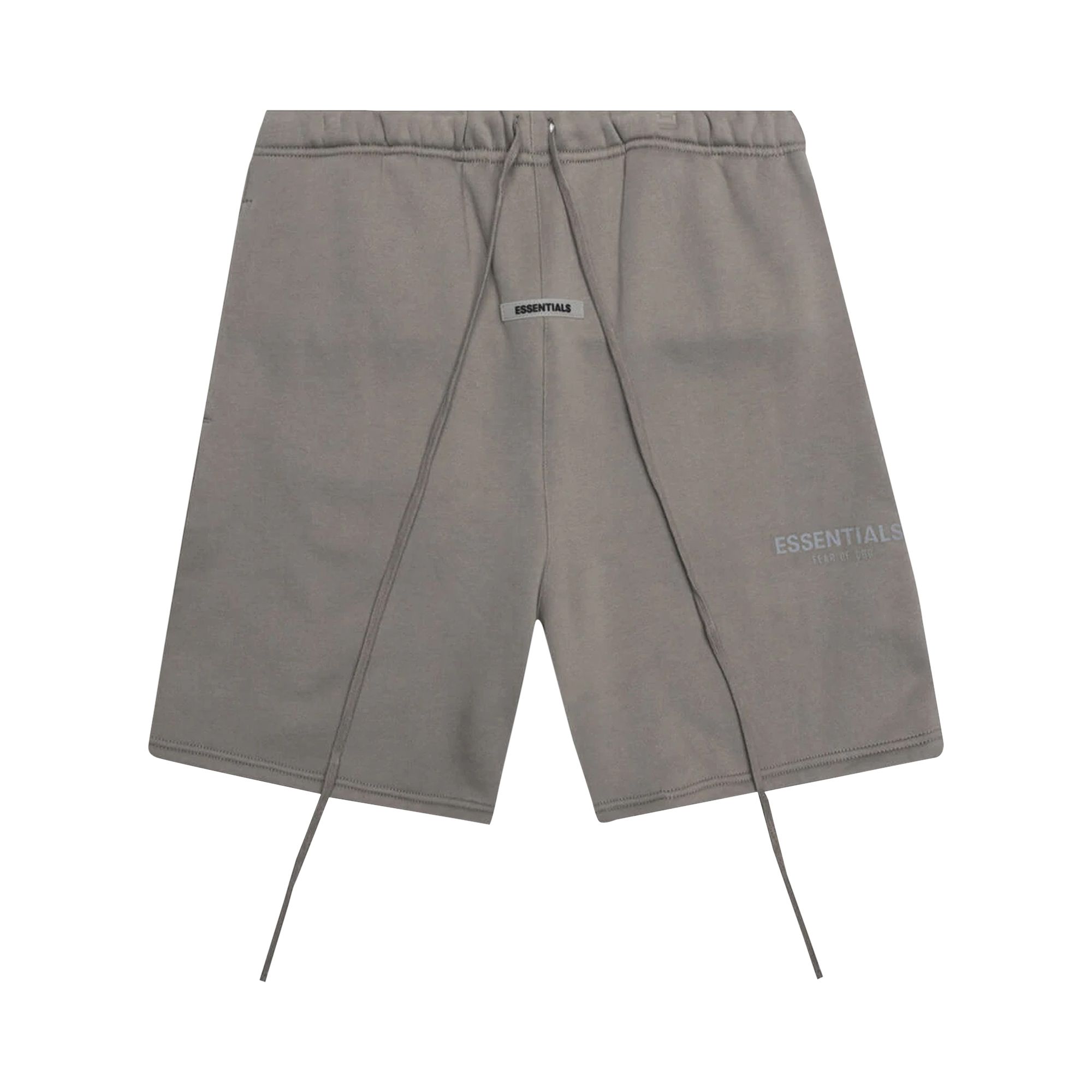Pre-owned Essentials Fear Of God Sweatshort 'stone' In Grey