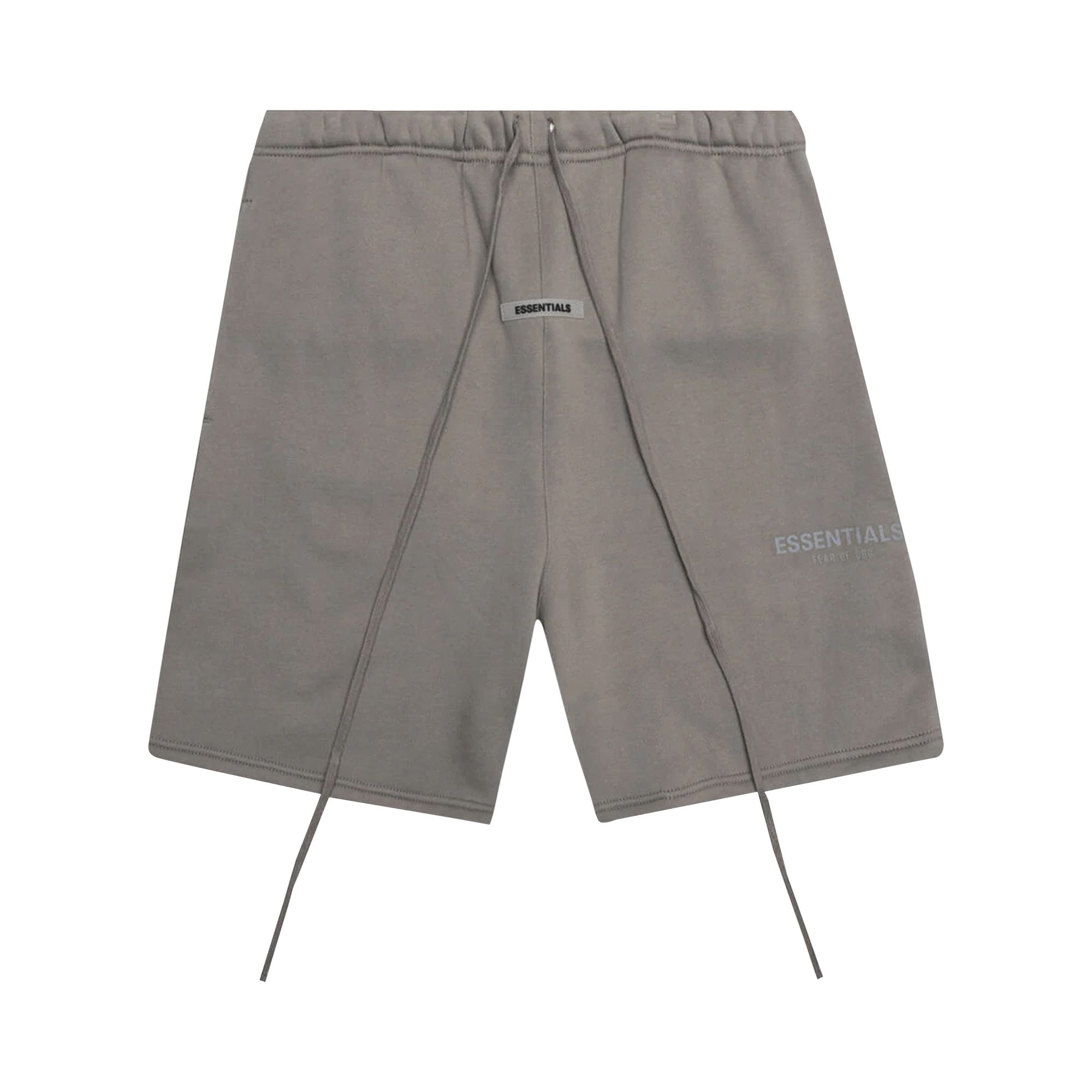 Pre-owned Essentials Fear Of God  Sweatshort 'stone' In Grey