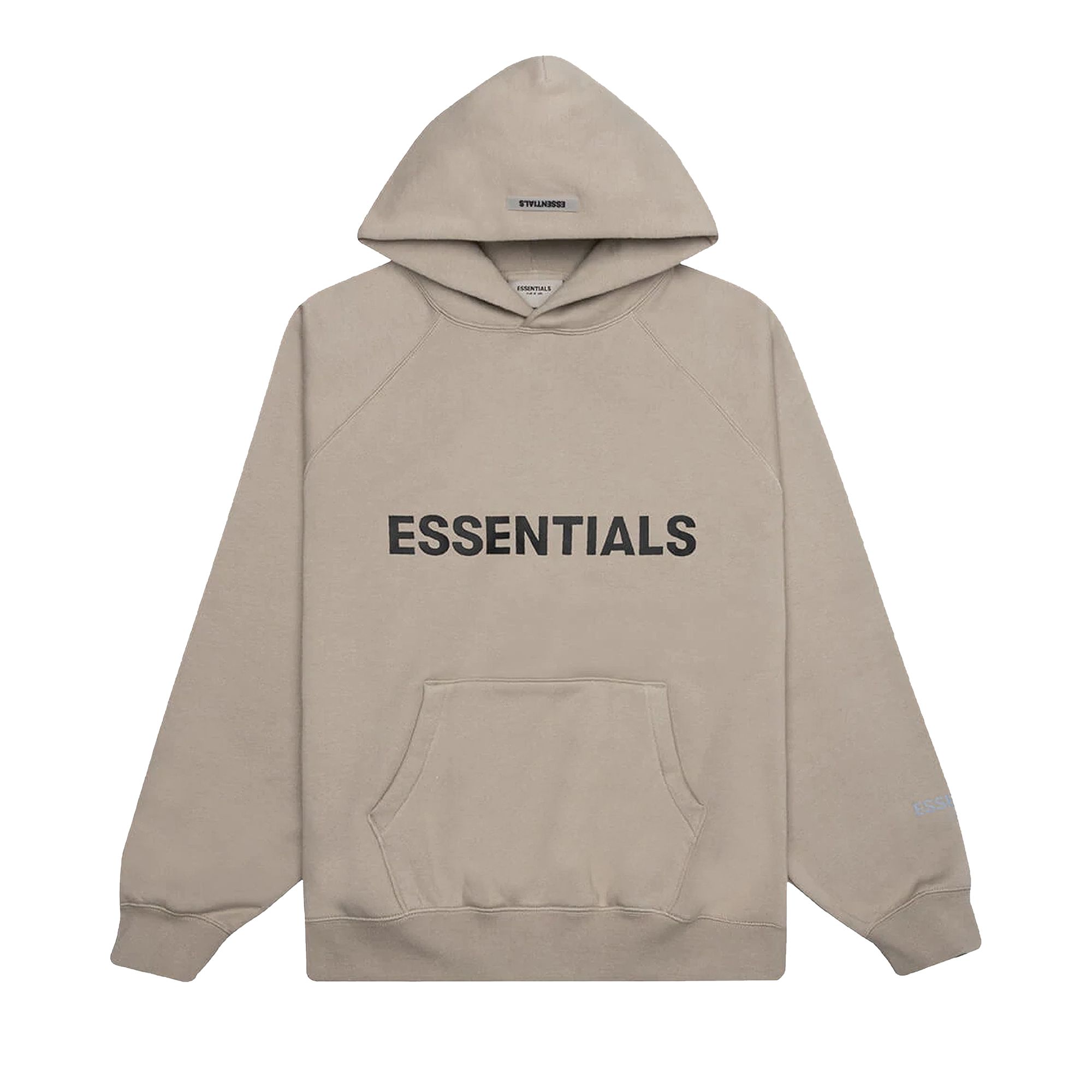 Pre-owned Essentials Fear Of God  Pullover Hoodie 'sage' In Green