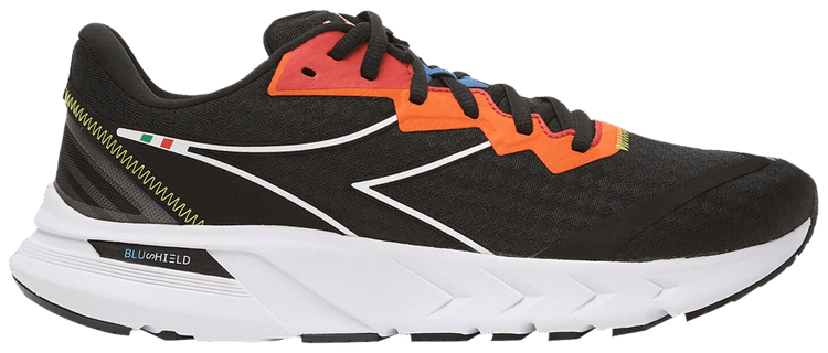 Diadora Mythos Blushield Volo 2 Black Vermillion Orange