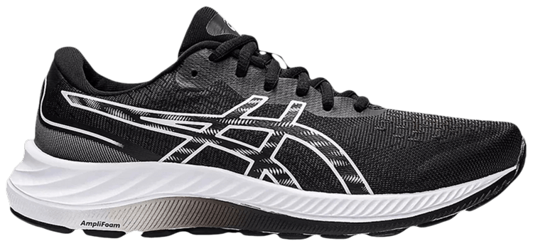 Asics Wmns Gel Excite 9 D Wide Black White