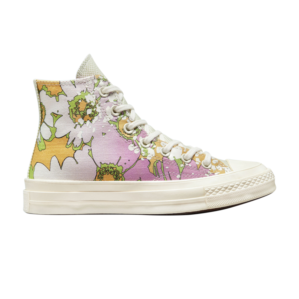 Pre-owned Converse Wmns Chuck 70 High 'crafted Florals' In Pink