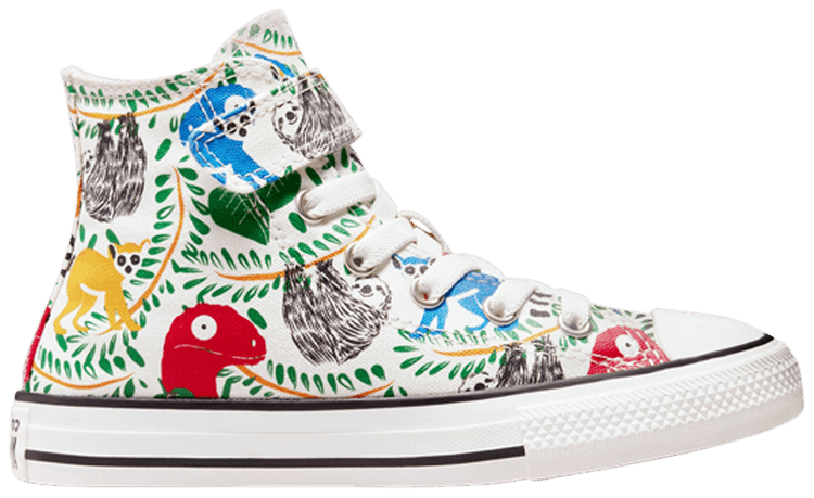 Converse Chuck Taylor All Star Easy On High PS Multi Colored Animals