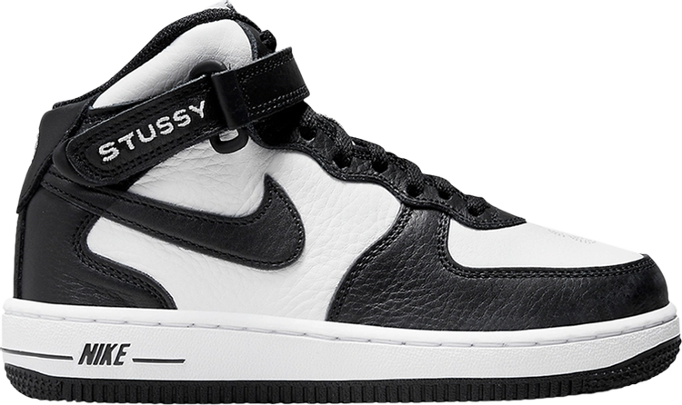 Stussy x Air Force 1 Mid PS 'Black White'
