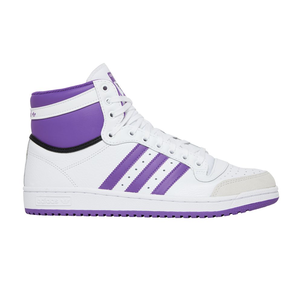 adidas Top Ten High 'White Active Purple' | Men's Size 7.5