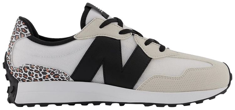 New Balance 327 Big Kid Wide Leopard
