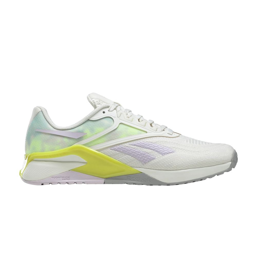 Pre-owned Reebok Wmns Nano X2 'chalk Quartz Glow' In White