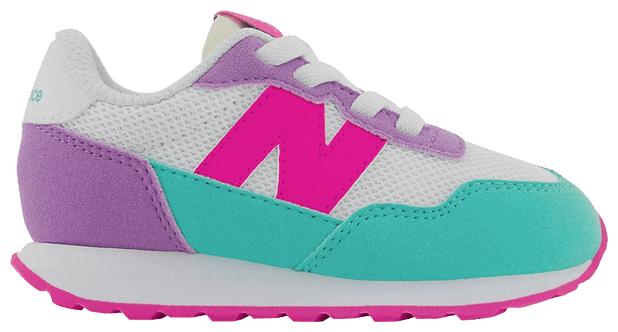 New Balance 237 Bungee Toddler Wide White Multi
