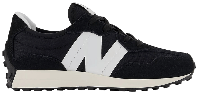 New Balance 327 Little Kid Black White