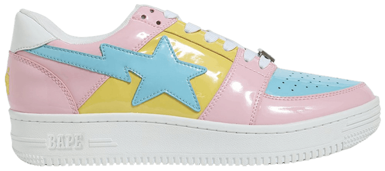 Bapesta Low Pink Baby Blue