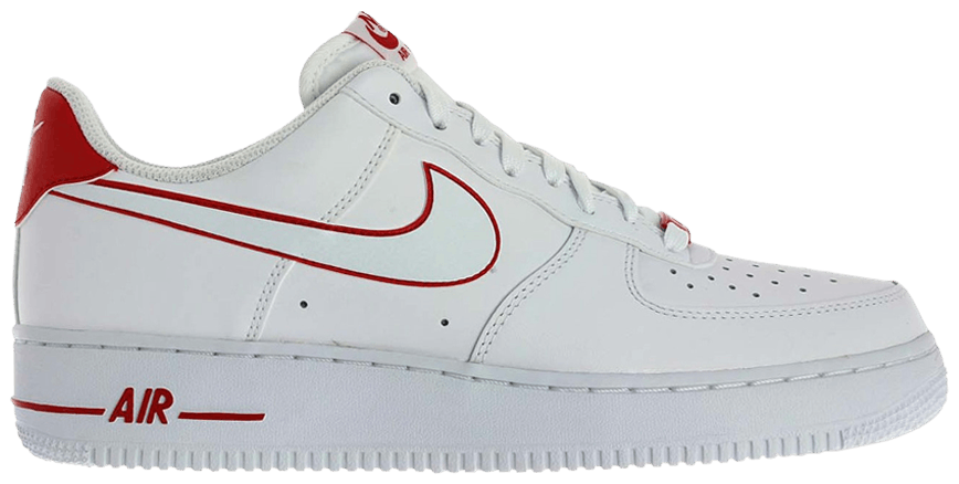 Buy Air Force 1 'White University Red' 488298 153 GOAT