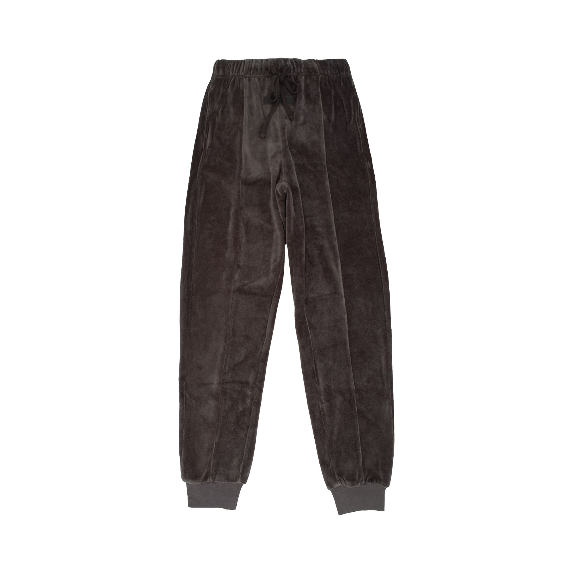 Fear of God Essentials Velour Pant 'Iron' | Black | Women's Size 2XS