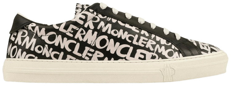 Moncler New Monaco Allover Logo   Black