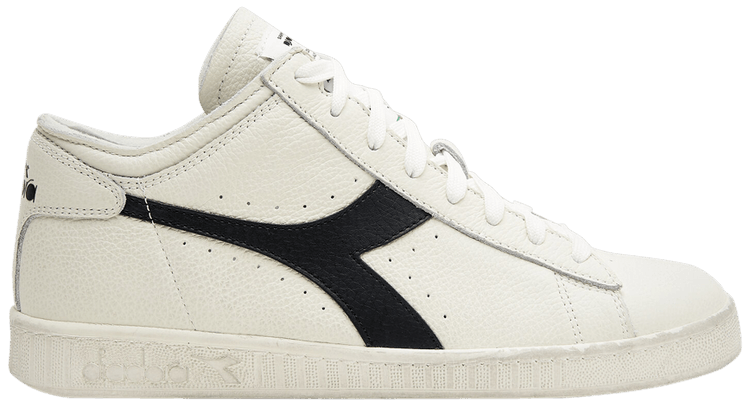Diadora Game L Waxed Row Cut White Black