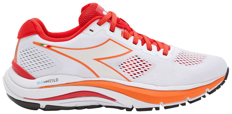 Diadora Wmns Mythos Blushield 7 Vortice White Fiery Red
