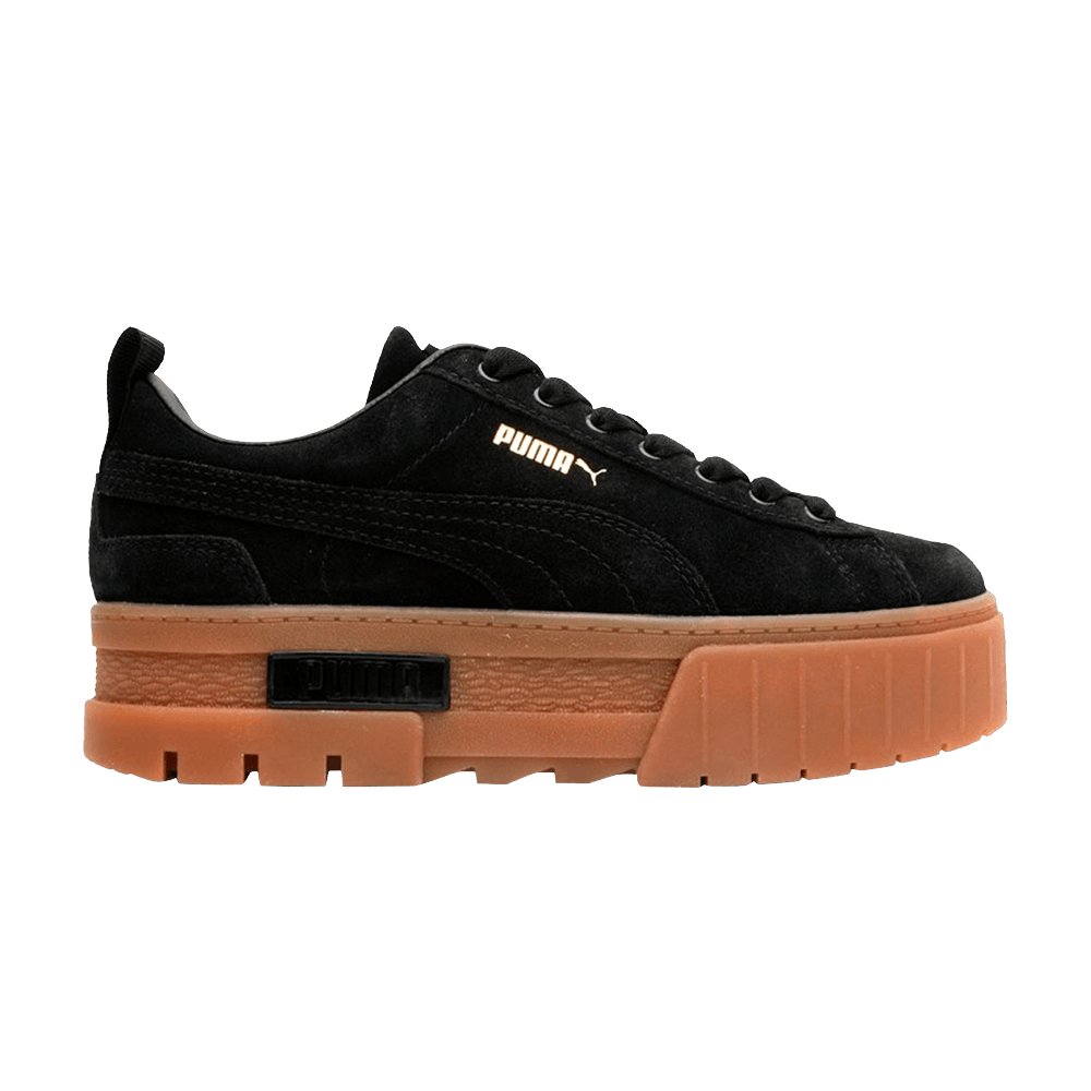 puma mayze black tan