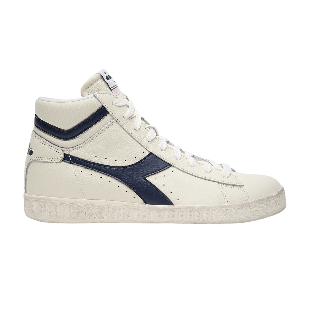 Diadora Game L High Waxed 'White Blue Caspian Sea' | Men's Size 6 - 501-178300-C5262