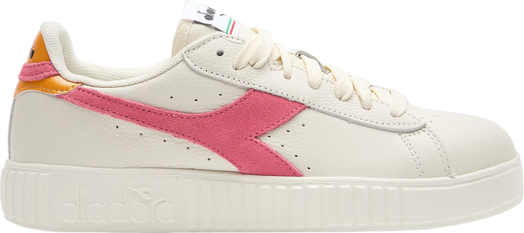 Wmns Game Step Premium Tumbled Leather 'White Hot Pink'