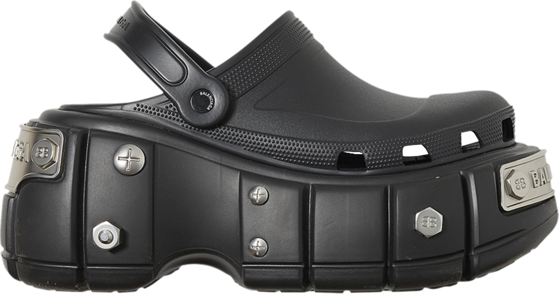 Buy Crocs x Balenciaga HardCrocs Sandal 'Black' - 687397 W1S8N 1081 | GOAT