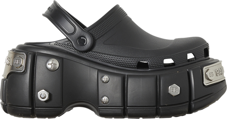 Buy Crocs x Balenciaga HardCrocs Sandal 'Black' - 687397 W1S8N
