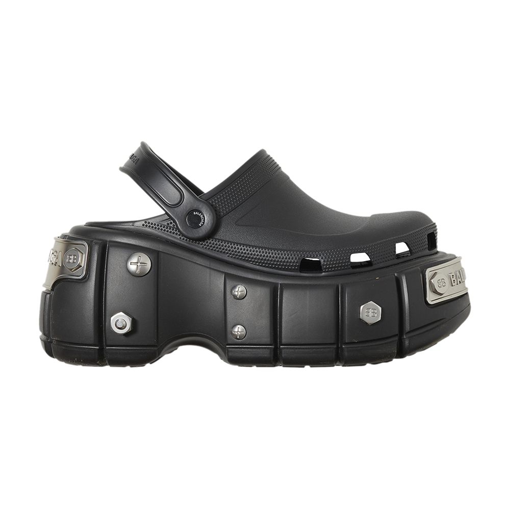 Crocs x Balenciaga HardCrocs Sandal 'Black' | Men's Size 45