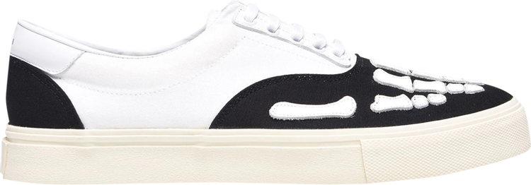 Amiri Skel Toe Lace Up Sneaker 'Black White'
