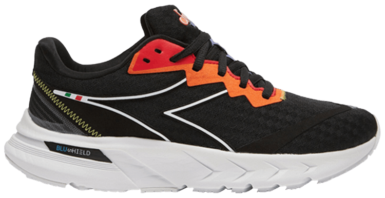 Diadora Wmns Mythos Blushield Volo 2 Black Vermillion Orange