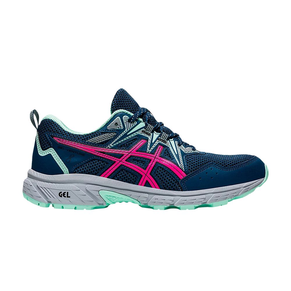 Pre-owned Asics Wmns Gel Venture 8 'mako Blue Pink Glow'