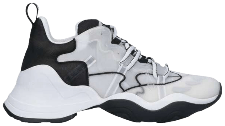 Fendi Wmns FFluid Mesh Sneakers White Black