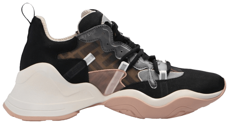 Fendi Wmns FFluid Mesh Sneakers Black