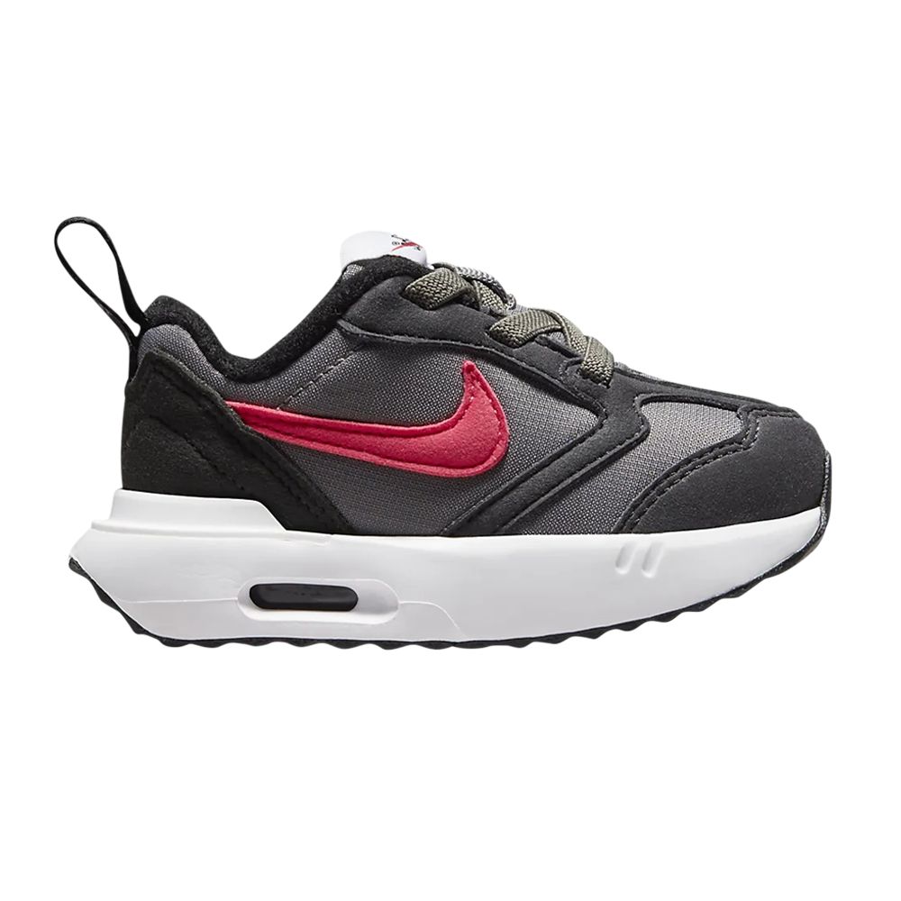 Pre-owned Nike Air Max Dawn Td 'flat Pewter Siren Red' | Grey | Infant Size 5 In Gray