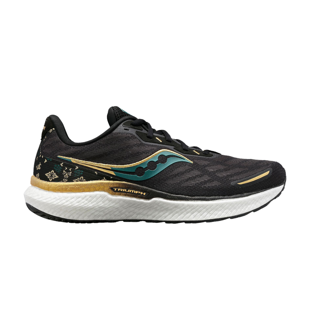 Pre-owned Saucony Triumph 'tokyo Amulet' In Black