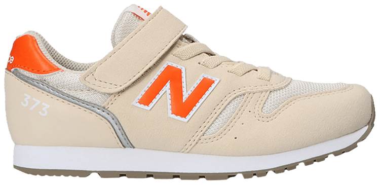 New Balance 373 Big Kid Wide Ivory Orange