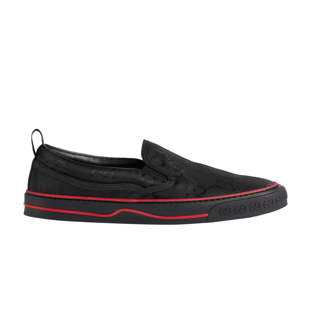 Pre-owned Gucci Off The Grid Tennis 1977 'black Gg'