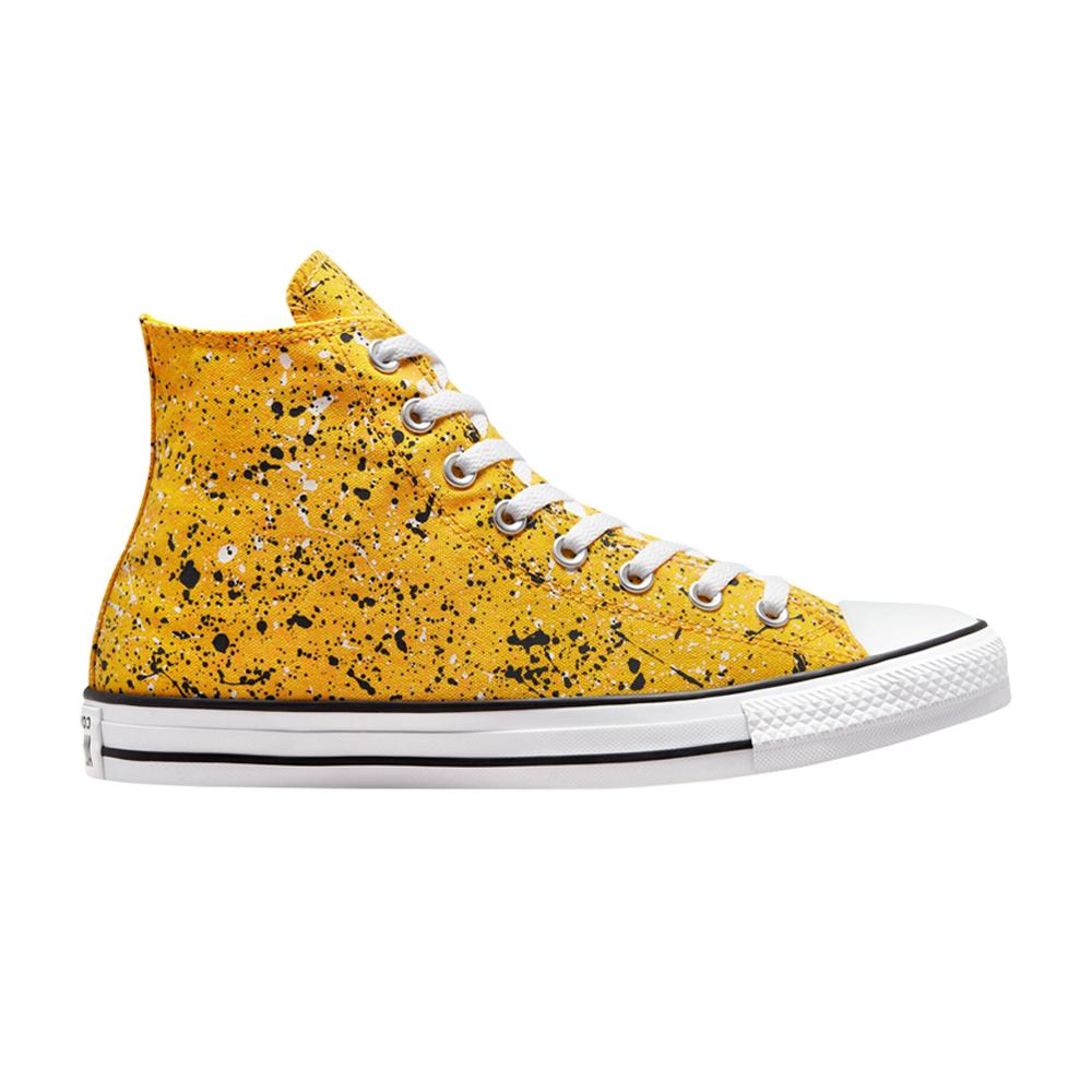 Pre-owned Converse Chuck Taylor All Star Archive High 'paint Splatter - Amarillo' In Yellow
