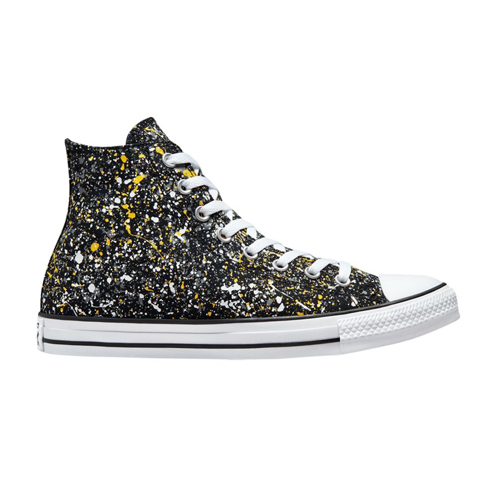 Pre-owned Converse Chuck Taylor All Star Archive High 'paint Splatter - Black Amarillo'
