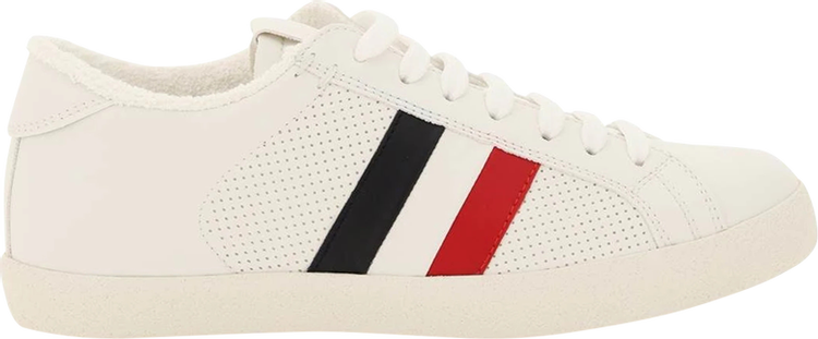 Moncler Wmns Ryegrass Striped Lace Up Sneakers 'White Red Navy'