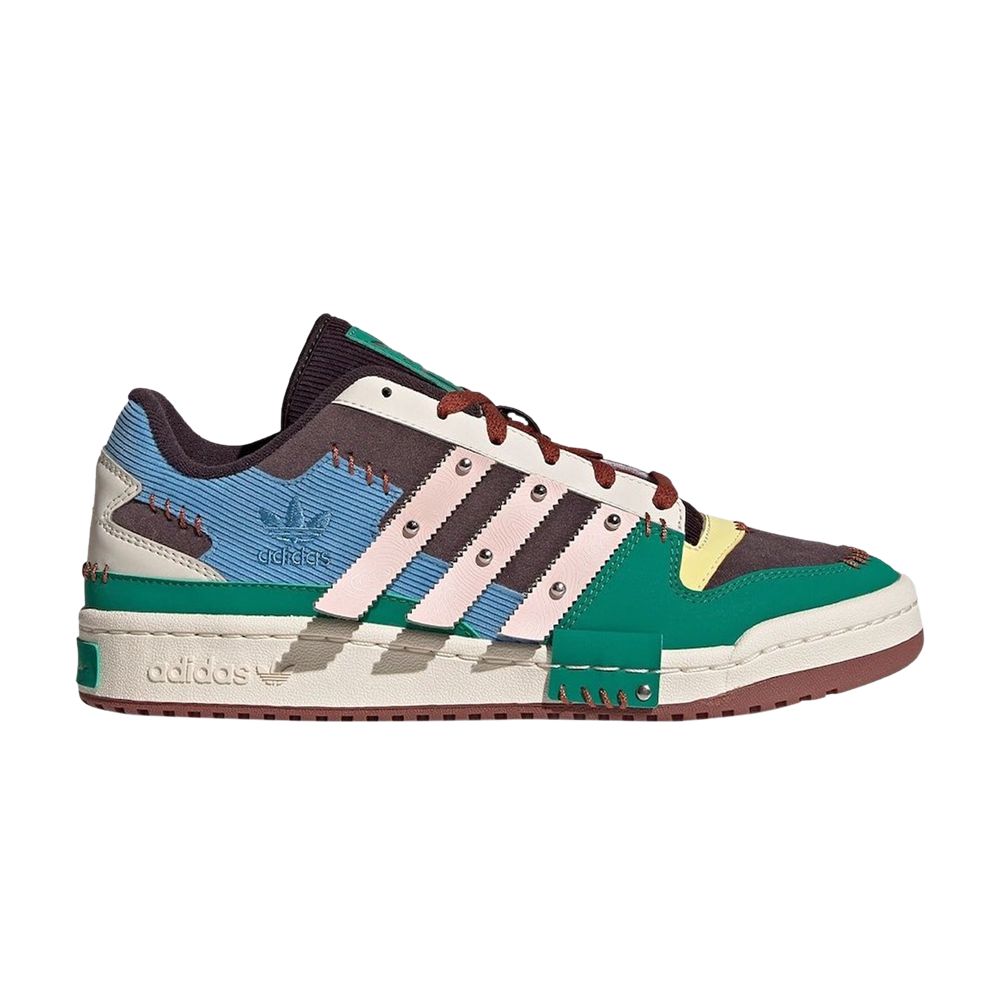 adidas Melting Sadness x Forum Exhibit Low 'Puppet Costume - Night Burgundy' | Multi-Color | Men's Size 8