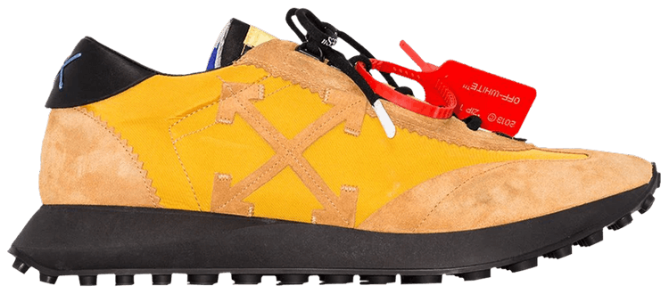 Off white top arrow running