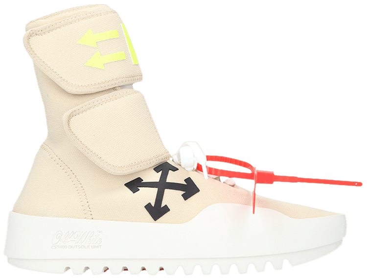 Off White Wmns Moto Wrap Sneakers Beige