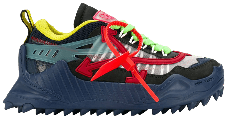 Off White Wmns ODSY 1000 Blue Red