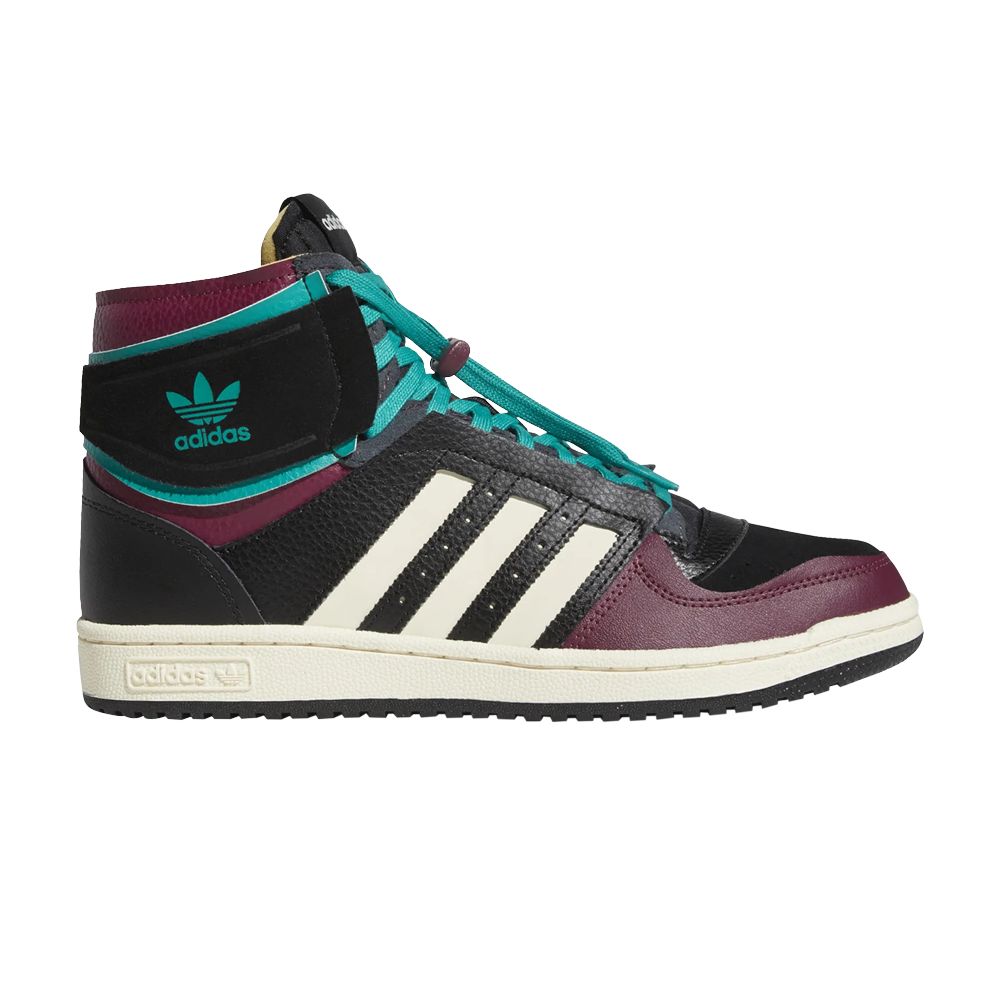ADIDAS ORIGINALS TOP TEN DE 'BLACK BURGUNDY'