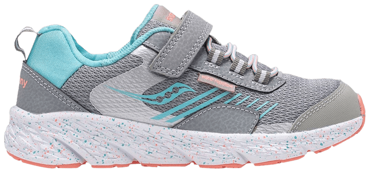Saucony Wind Shield AC Big Kid Grey Turquoise